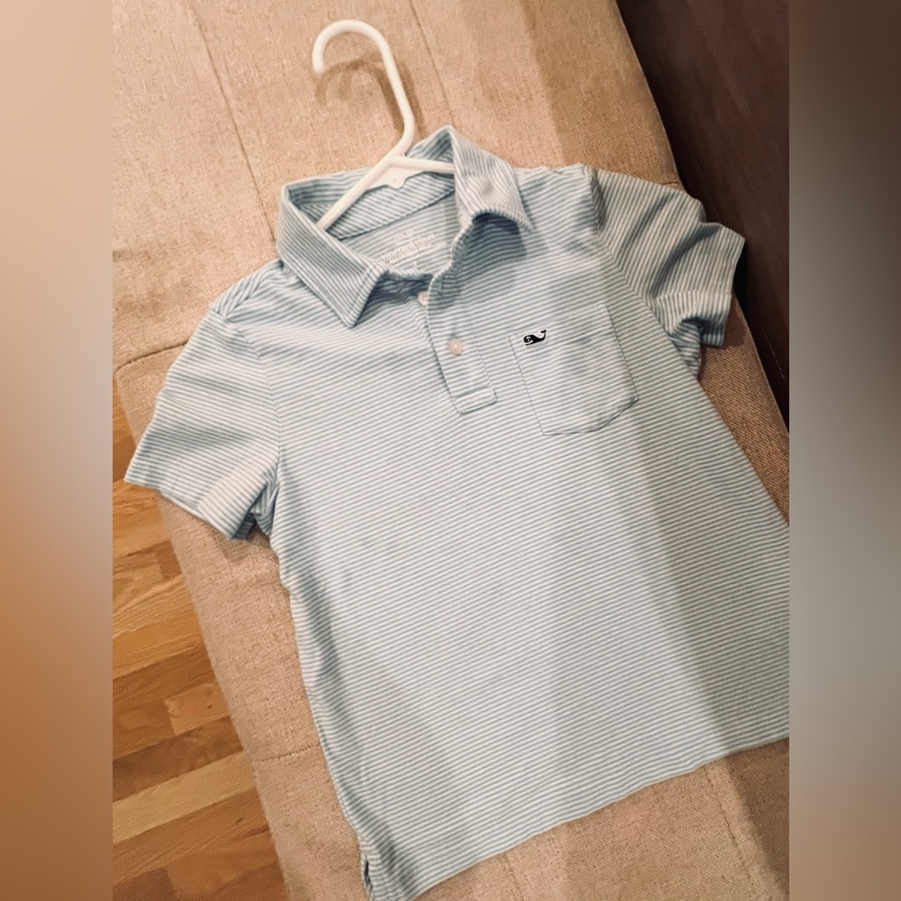 Vineyard Vines boys size 7 polo short sleeve